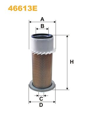 WIX FILTERS Ilmansuodatin 46613E